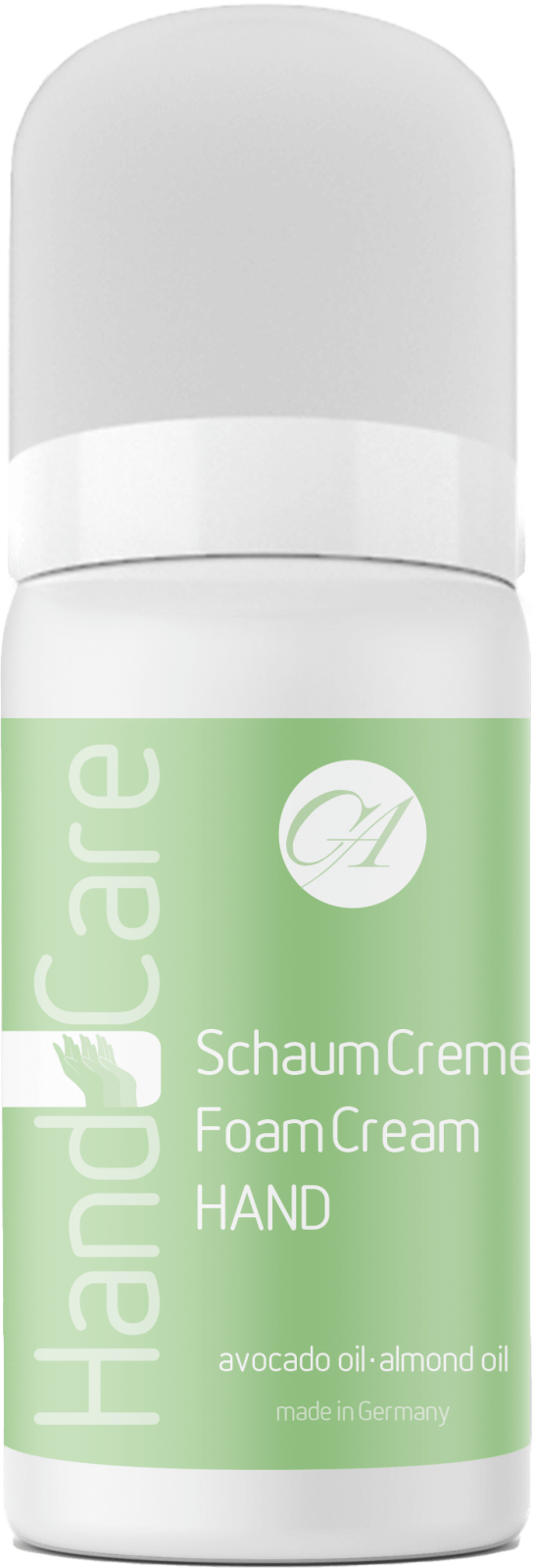Aerosol can of the hand foam cream
